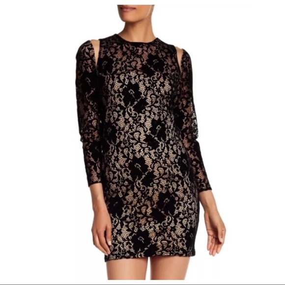 TADASHI SHOJI VELVET MINI DRESS - Picture 4 of 4